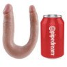 KING COCK - U-SHAPED SMALL DOUBLE TROUBLE FLESH 12.7 CM