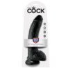 KING COCK - DILDO NEGRO CON TESTÍCULOS 22,9 CM