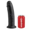 KING COCK - DILDO NEGRO 25 CM