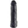 KING COCK - DILDO BLACK WITH BALLS 30.48 CM