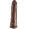 KING COCK - DILDO BROWN WITH BALLS 30.48 CM