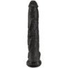 KING COCK - PENE REALISTA CON TESTÍCULOS 30,5 CM NEGRO