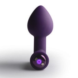 ROCKS-OFF - NOVA ASTRYX TAPÓN ANAL RECARGABLE PREMIUM Y POTENTE DE 16 FUNCIONES, COLOR MORADO