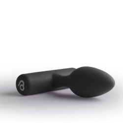 ROCKS-OFF - NOVA SOLARIS TAPON ANAL RECARGABLE, DELGADO Y POTENTE, 16 FUNCIONES, NEGRO