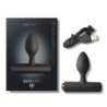 ROCKS-OFF - NOVA SOLARIS RECHARGEABLE SLIM & POWERFUL ANAL PLUG 16 FUNCTION BLACK