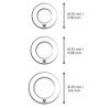 ROMP - REMIX TRIO SET OF 3 PURPLE SILICONE PENIS RINGS