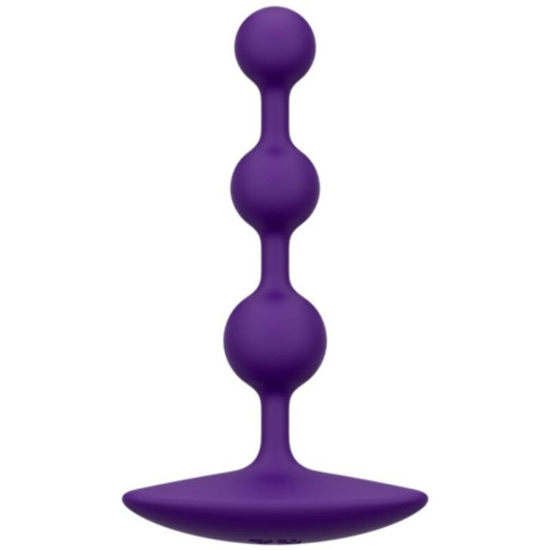 ROMP - AMP PURPLE FLEXIBLE SILICONE ANAL BEADS 12.5 CM PURPLE