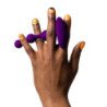 ROMP - AMP PERLAS ANALES DE SILICONA FLEXIBLES MORADAS 12,5 CM MORADO