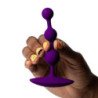 ROMP - AMP PERLAS ANALES DE SILICONA FLEXIBLES MORADAS 12,5 CM MORADO