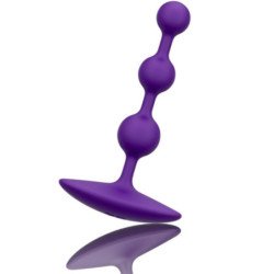 ROMP - AMP PERLAS ANALES DE SILICONA FLEXIBLES MORADAS 12,5 CM MORADO