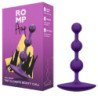 ROMP - AMP PURPLE FLEXIBLE SILICONE ANAL BEADS 12.5 CM PURPLE