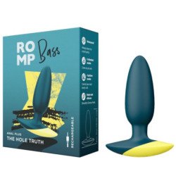 ROMP - VIBRADOR ANAL BASS PLUG DE 10 CM VERDE