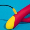 ROMP - JAZZ RECHARGEABLE RABBIT VIBRATOR RED