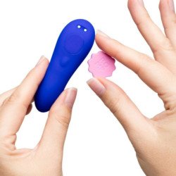 ROMP - Braguita de silicona magnética vibratoria para fiestas con mando a distancia
