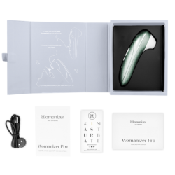 WOMANIZER - ESTIMULADOR CLITORAL PRO VIBRANTE VERDE SALVIA