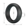 CRAZY BULL - ELIO SILICONE COCK RING BLACK