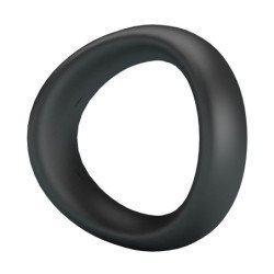 CRAZY BULL - VALEN ERGONOMIC SILICONE COCK RING BLACK