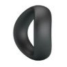 CRAZY BULL - VALEN ERGONOMIC SILICONE COCK RING BLACK