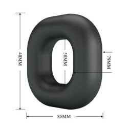 CRAZY BULL - WALDEN SUPER SOFT SILICONE COCK RING BLACK