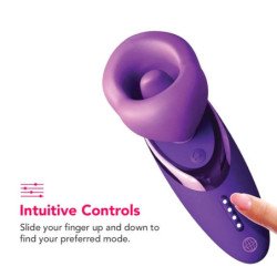 FANTASÍA PARA ELLA - VIBRADOR DE SUCCIÓN DE PLACER MORADO