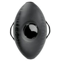 FETISH FANTASY SERIES - BODY DOCK INFLATABLE LOVE BALL WITH DILDO BLACK 41.9 CM