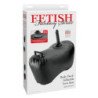 FETISH FANTASY SERIES - BODY DOCK INFLATABLE LOVE SEAT WITH DILDO 69.2 CM BLACK