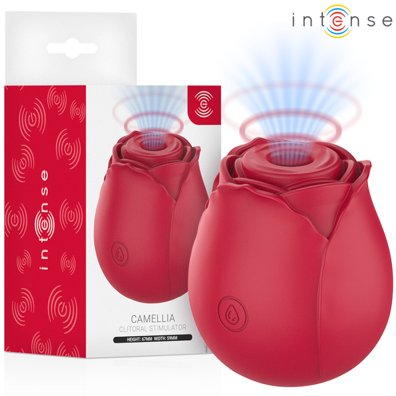 INTENSO - SUCCIÓN CLITORAL CAMELLIA ROSE DE WAVES BORDEAUX