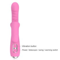 NALONE - T-MAY RABBIT VIBRATOR WITH PUSH AND OSCILLATING MOTION