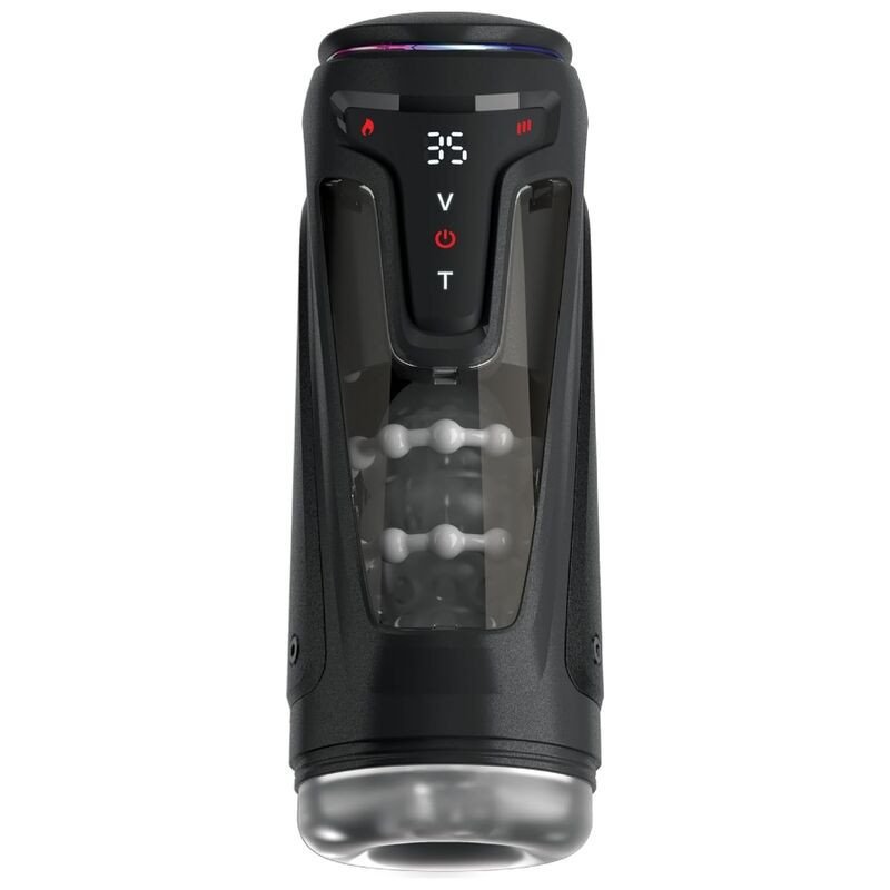 PDX ELITE - MOTO-BATOR PRO THRUSTING STROKER AUTOMATIC VIBRATING AND WARMING MASTURBATOR 26.5 CM