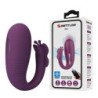 PRETTY LOVE - VIBRADOR DE HUEVO CON EMPUJE KLAY CONTROLADO POR APLICACIÓN MORADO