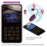 PRETTY LOVE - VIBRADOR DE HUEVO CON EMPUJE KLAY CONTROLADO POR APLICACIÓN MORADO