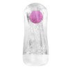 PRETTY LOVE - COPA DE MASTURBACIÓN TRANSPARENTE CON TEXTURA DE 360º