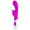PRETTY LOVE - BUTTERFLY KISS VIBRADOR CON FORMA DE CONEJO DE 30 FUNCIONES MORADO