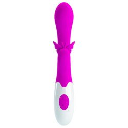 PRETTY LOVE - BUTTERFLY KISS VIBRADOR CON FORMA DE CONEJO DE 30 FUNCIONES MORADO