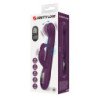 PRETTY LOVE - VIBRADOR MULTIFUNCIONAL DEE CON FORMA DE CONEJO, OSCILANTE Y DE PERCUSIÓN, COLOR MORADO