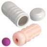 PRETTY LOVE - FLORA VAGINA MASTURBATOR WITH SUCTION CUP AND INTERNAL TEXTURES