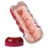 PRETTY LOVE - FLORA VAGINA MASTURBATOR WITH SUCTION CUP AND INTERNAL TEXTURES