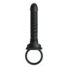 PRETTY LOVE - VIBRADOR ANAL MERRITT CON ANILLO Y VIBRACIÓN NEGRO