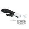 PRETTY LOVE - NAUGHTY BUNNY 30 FUNCTION RABBIT VIBRATOR BLACK