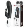PRETTY LOVE - RASMUSSEN VIBRADOR CON FORMA DE CONEJO DE 30 FUNCIONES NEGRO
