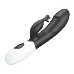 PRETTY LOVE - RASMUSSEN VIBRADOR CON FORMA DE CONEJO DE 30 FUNCIONES NEGRO