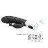 PRETTY LOVE - RASMUSSEN 30 FUNCTION RABBIT VIBRATOR BLACK