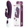 PRETTY LOVE - ROGUE MUSE VIBRADOR CON FORMA DE CONEJO CON 30 FUNCIONES, COLOR MORADO