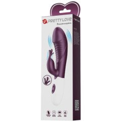 PRETTY LOVE - ROGUE MUSE VIBRADOR CON FORMA DE CONEJO CON 30 FUNCIONES, COLOR MORADO