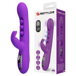 PRETTY LOVE - VIBRADOR SABIEN RABBIT CON ESTIMULACIÓN POR GOLPES Y LED MORADO