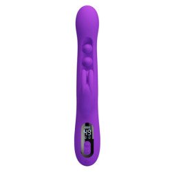 PRETTY LOVE - VIBRADOR SABIEN RABBIT CON ESTIMULACIÓN POR GOLPES Y LED MORADO