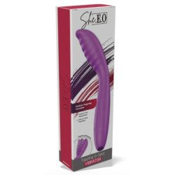 SHE.E.O - VIBRADOR DE GOLPEO PARA EL PUNTO G DE COLOR MORADO