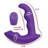 SHE.E.O - ROTATING VIBRATING ANAL STIMULATOR WITH REMOTE CONTROL - PURPLE