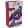 SHE.E.O - ROTATING VIBRATING ANAL STIMULATOR WITH REMOTE CONTROL - PURPLE