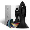 ARMONY - VIBRADOR Y TAPÓN ANAL DE SILICONA NEGRA